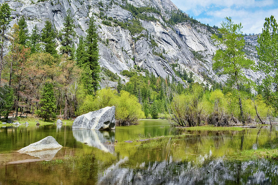 Mirror Lake Yosemite Landscape Photograph by Kyle Hanson