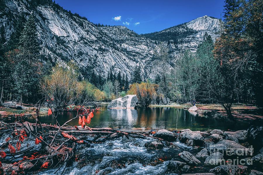 Mirror Lake, Yosemite National Park, California, USA o1 Photograph by