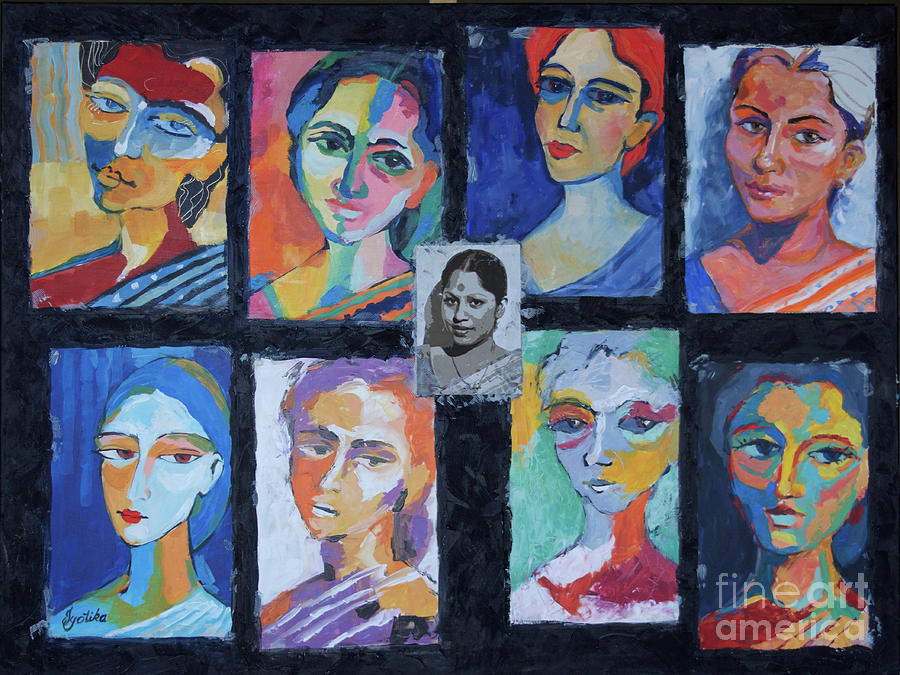 Mirror of your Mind  Painting by Jyotika Shroff