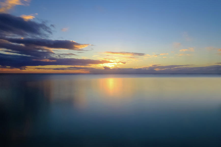 Mirror sea Mauritius Photograph by Kevin Nirsimloo | Pixels