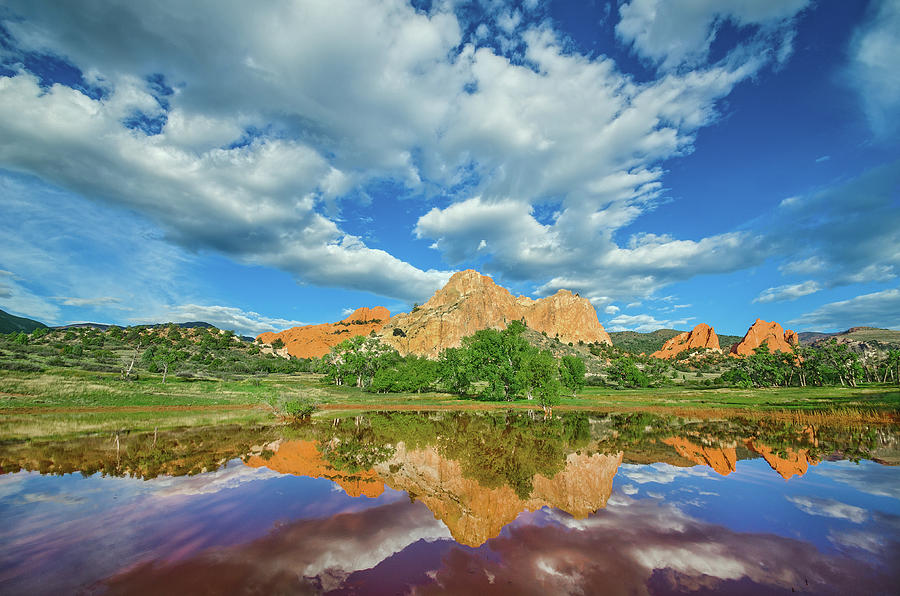 Mirror What You Admire. Reflect What You Desire. Become What You Respect. Garden Of The Gods  Photograph by Bijan Pirnia
