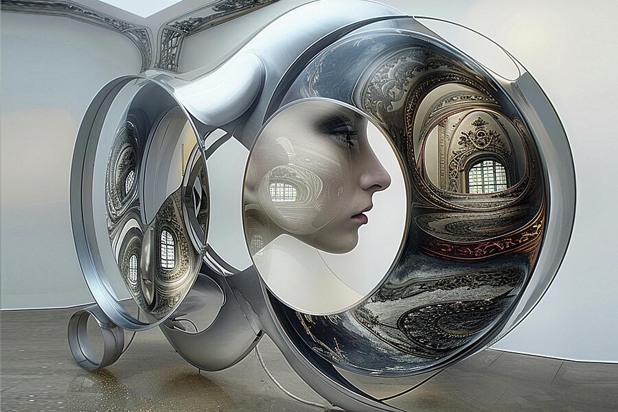 Mirror Woman Digital Art by Lisa Yount Mirror Woman Digital Art by Lisa Yount