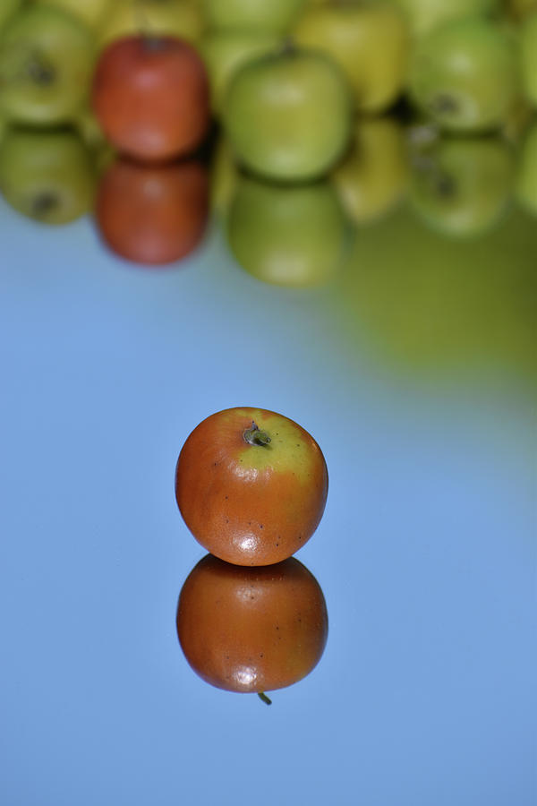 Mirrored  Fruit Photograph