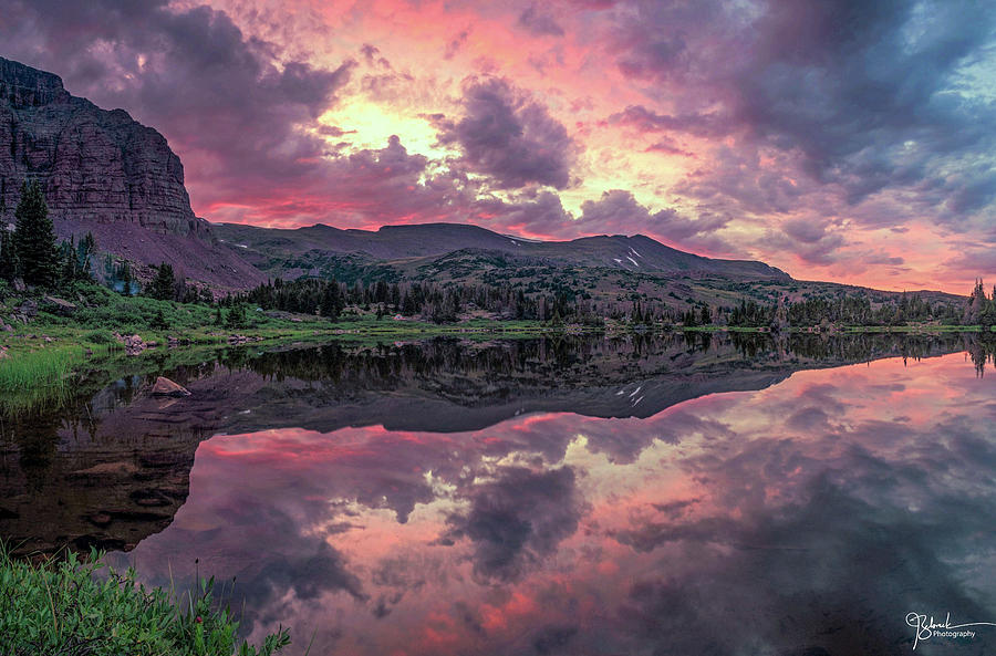 Sunset Photograph - Mirrored Sunset by James Zebrack