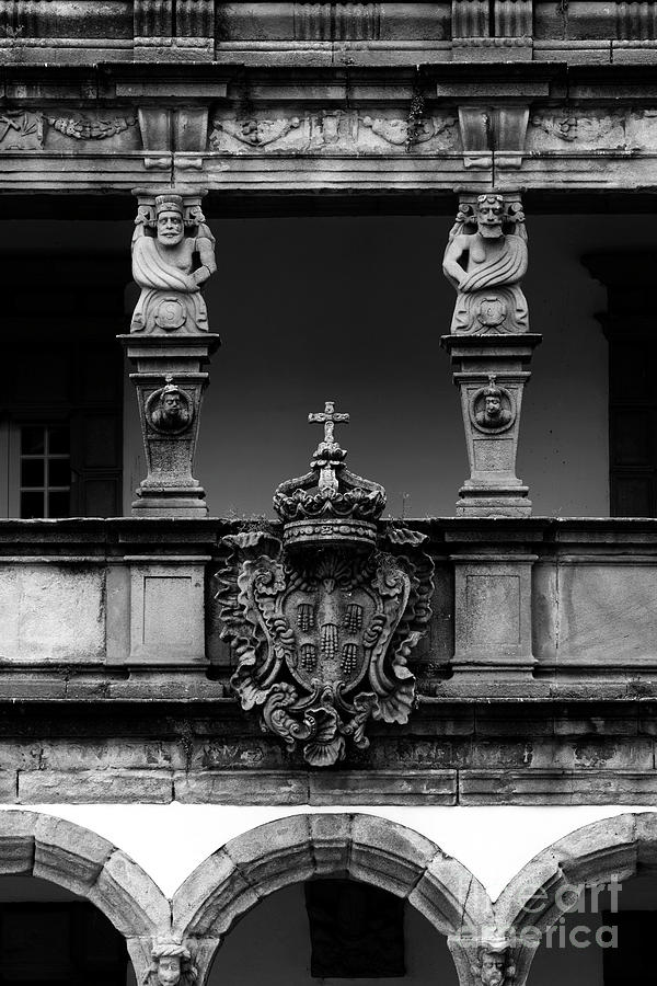 Misericordia Building detail Viana do Castelo Portugal Photograph by James Brunker