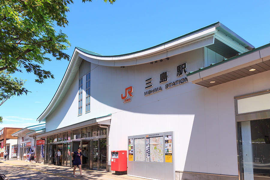 Mishima Station from sounth entrance Photograph by Museimage