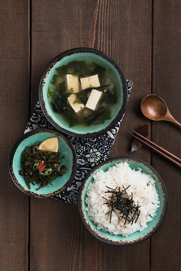 Miso Soup and Rice Photograph by MirageC