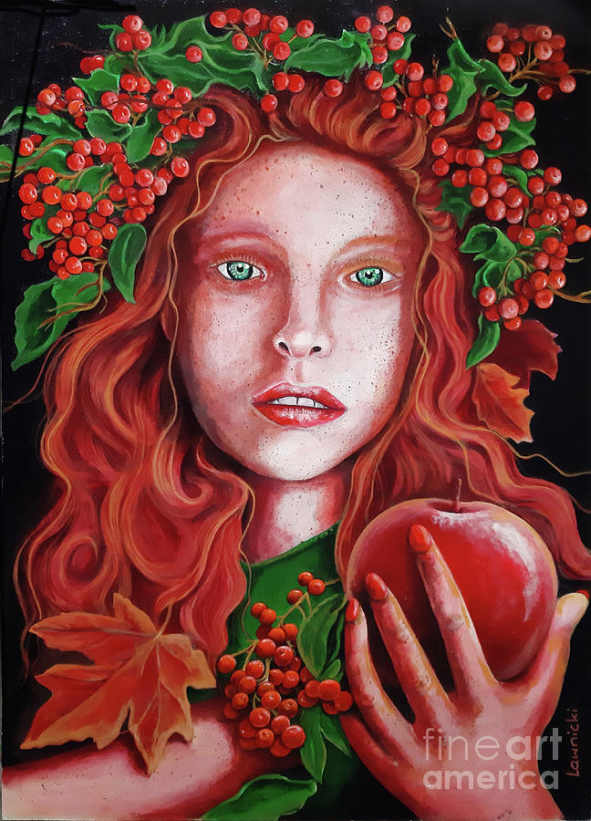 ''Miss autumn'' Painting by Luke Lawnicki - Fine Art America