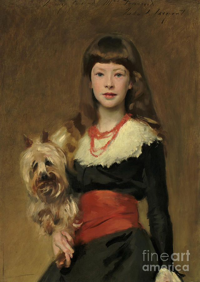 John Singer Sargent Painting - Miss Beatrice Townsend  AKG5009257 by John Singer Sargent