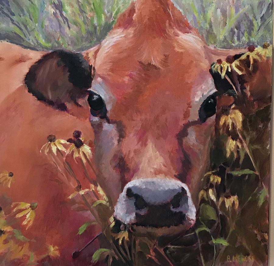 Miss Daisy Painting by Barbara Mercer - Fine Art America