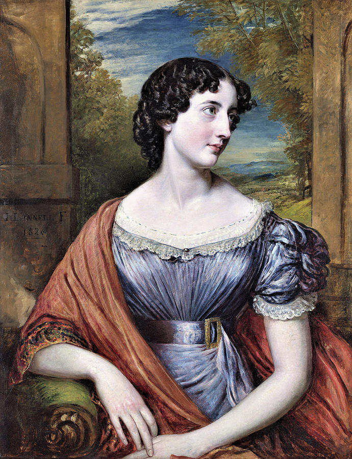 Miss Jane Puxley - Digital Remastered Edition Painting by John Linnell ...