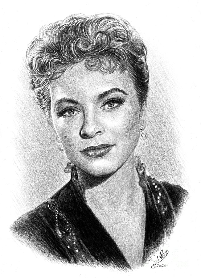 Celebrity Drawing - Miss Kitty by Andrew Read