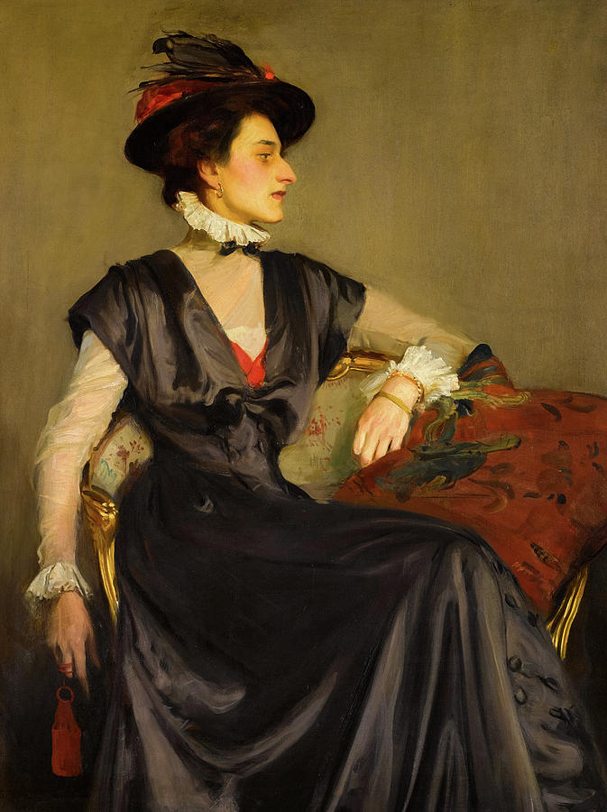 Miss Monica Boyd Painting by George Spencer Watson - Fine Art America