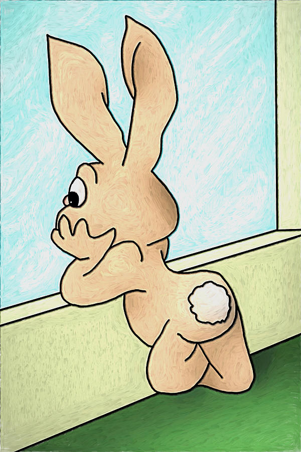 Miss My Hunny Bunny Digital Art by John Haldane