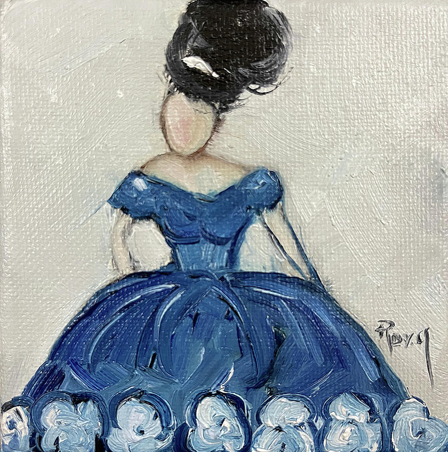 Miss Quinceanera Painting by Roxy Rich