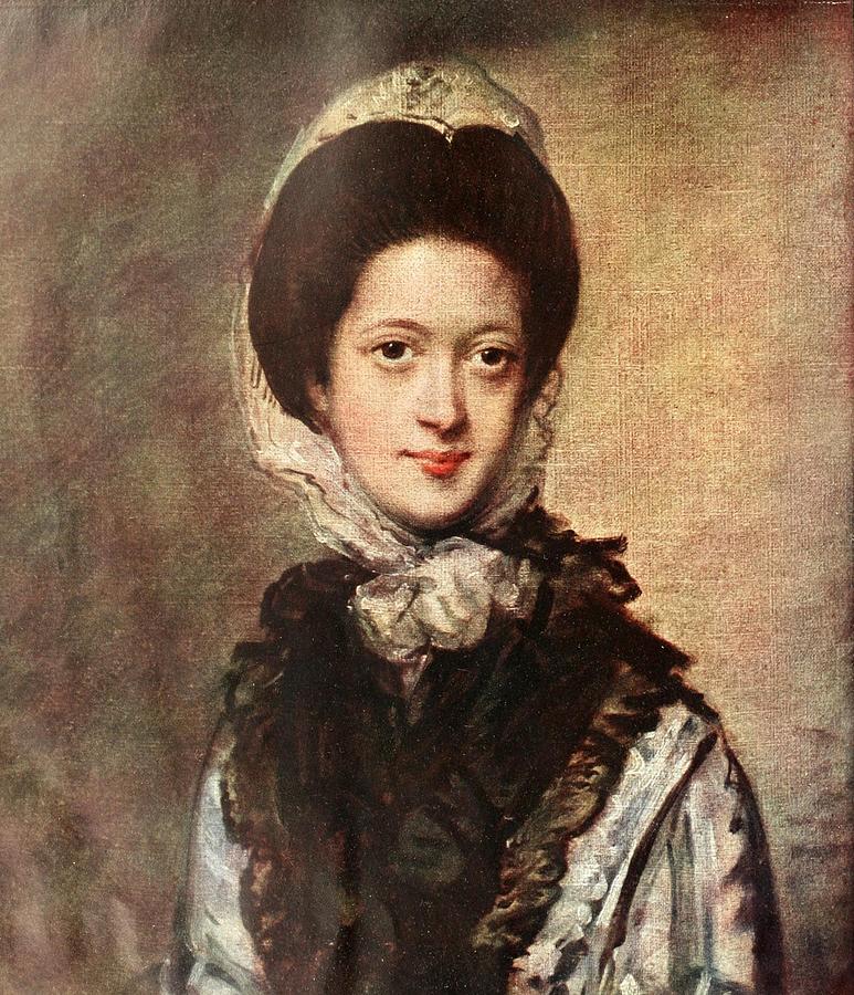 Portrait Painting - Miss Singleton by Thomas Gainsborough