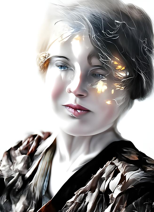 Miss Verna Digital Art by Beverly Read