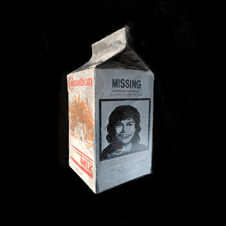 Missing Jonelle Mixed Media by Hannah Hill Missing Jonelle Mixed Media by Hannah Hill