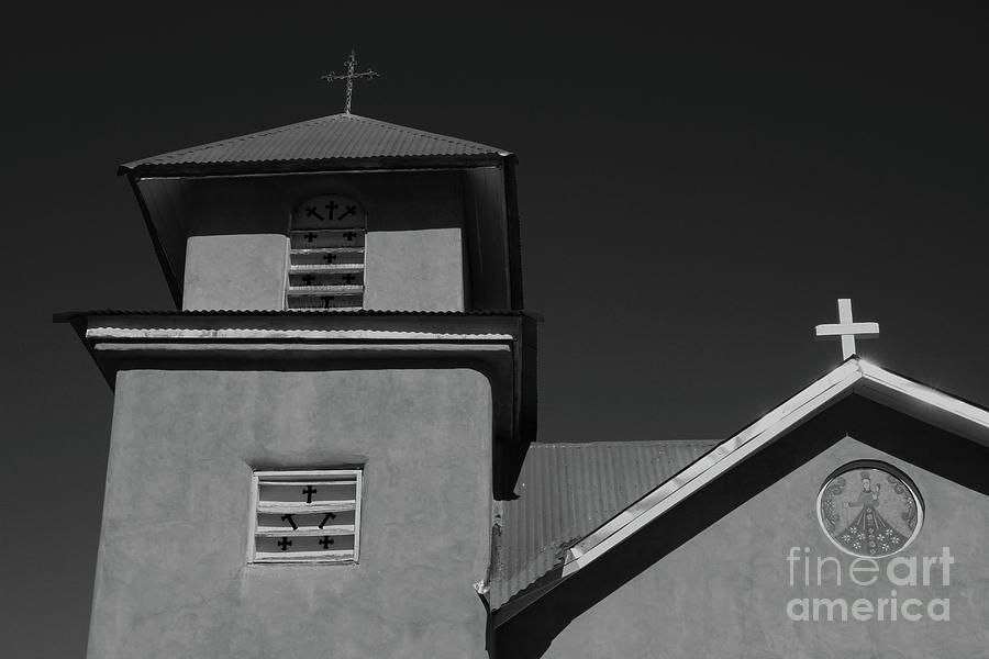 Old Mission Church Photograph - Mission Adobe Church Building by Edward R Wisell