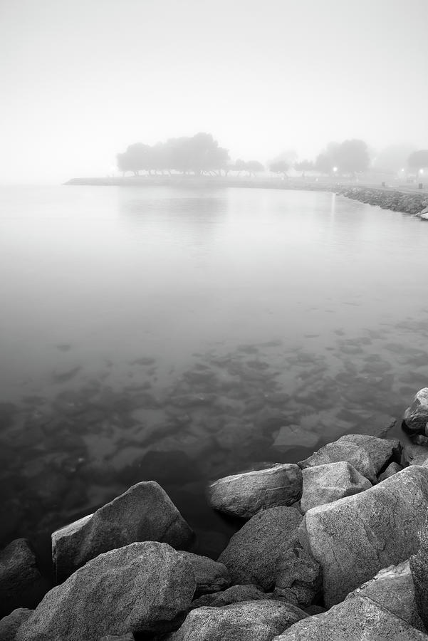 San Diego Photograph - Mission Bay Parks in Fog by William Dunigan