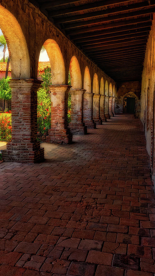 Mission Cloister Photograph by Thomas Hall