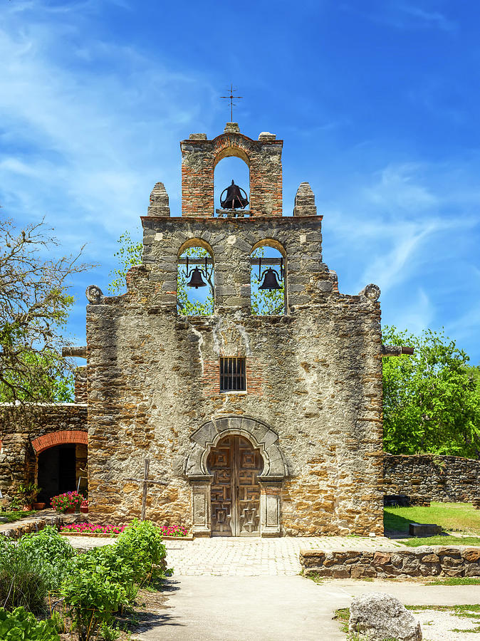 Mission Espada San Antonio Texas Photograph by Joseph S Giacalone ...