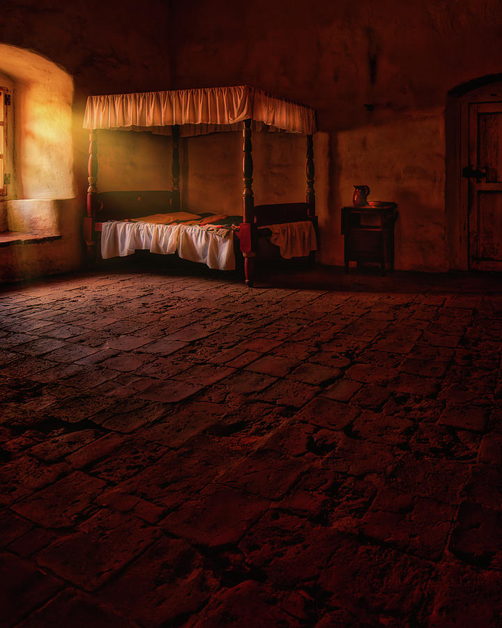 Mission Guest Bedroom Photograph by Thomas Hall