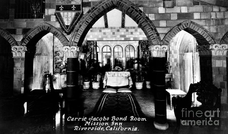 Mission Inn - Carrie Jacobs Bond Suite Photograph by Sad Hill - Bizarre Los Angeles Archive