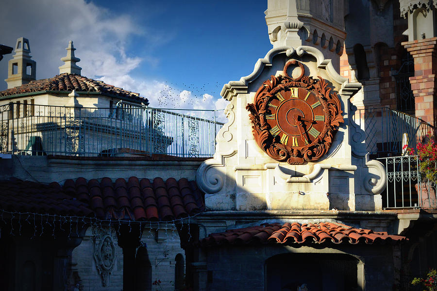Mission Inn - The Anton Clock Tower Photograph by Glenn McCarthy Art and Photography