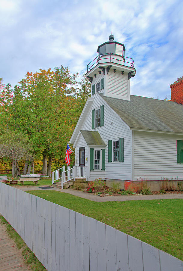 Mission Point Lighthouse-traverse City, Michigan Photograph By William 