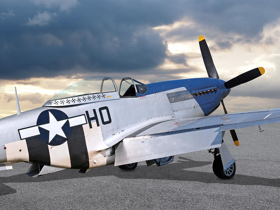 Mission Ready p-51 Photograph by Gill Billington