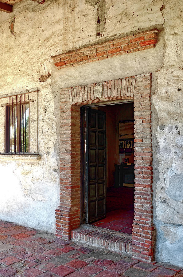 Mission San Juan Capistrano - Door To History Photograph by David Lawson