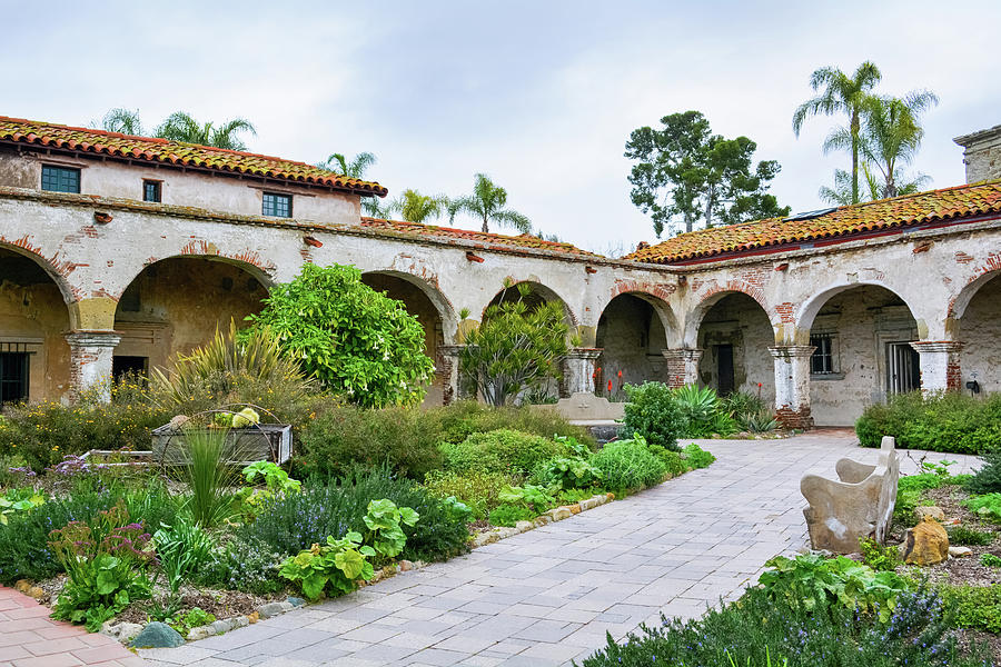 Mission San Juan Capistrano Gardens Photograph by Kyle Hanson - Fine ...