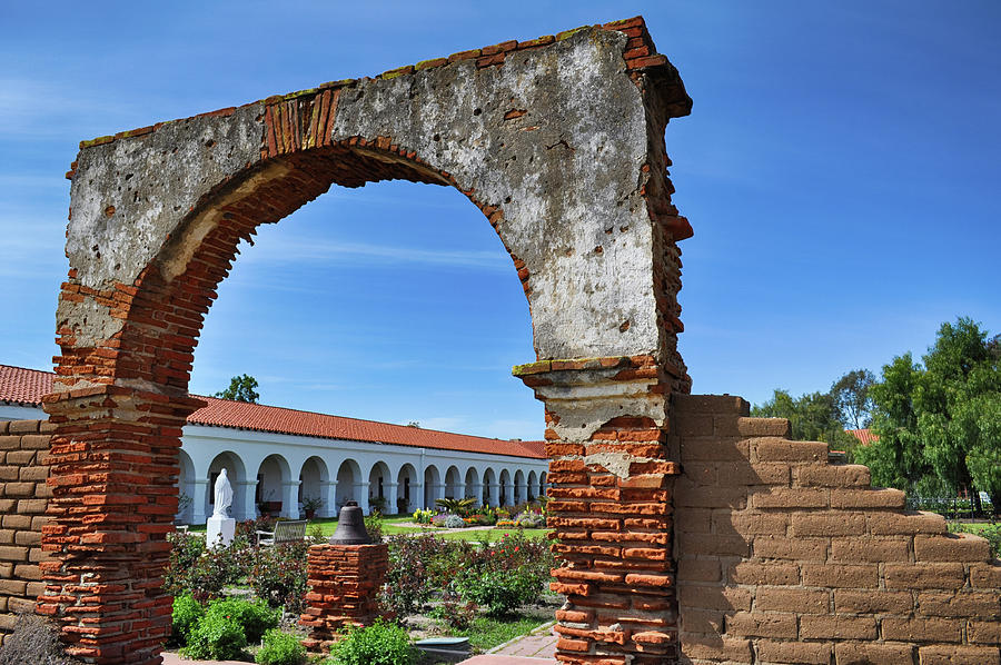 Mission San Luis Rey Archway Photograph by Kyle Hanson