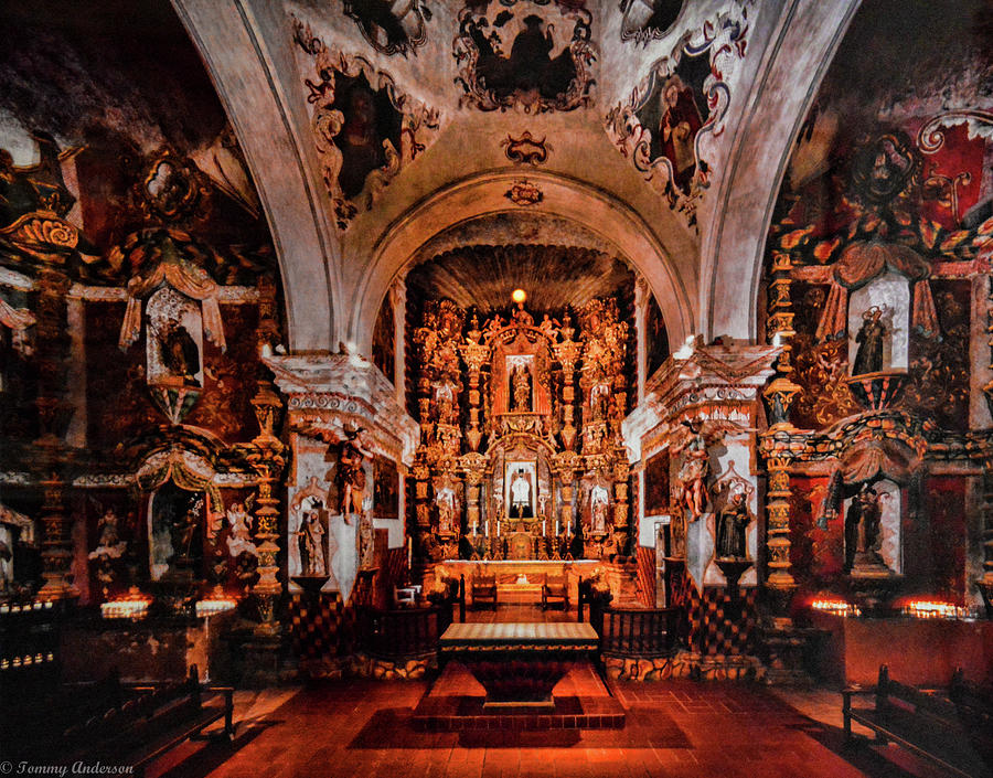 Mission San Xavier Chapel Photograph by Tommy Anderson