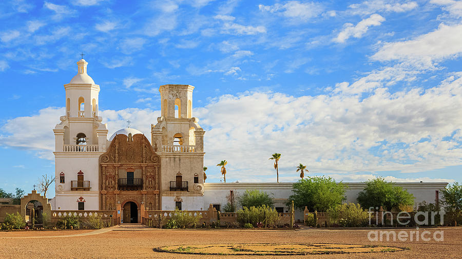 Mission San Xavier Del Bac Photograph By Henk Meijer Photography - Fine ...