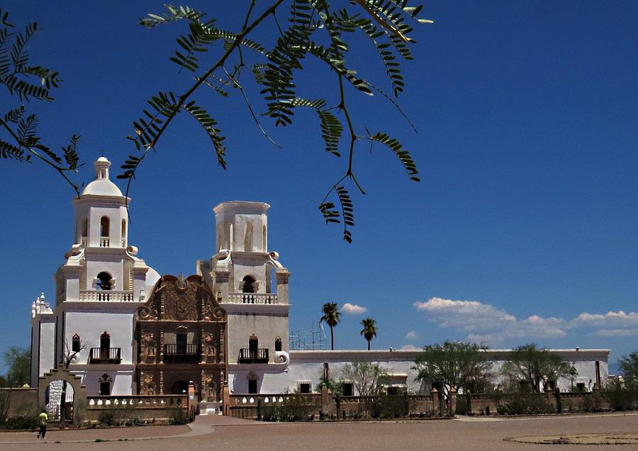 Mission San Xavier Del Bac Photograph By Larry Gibson - Pixels