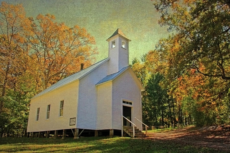 Missionary Baptist Church - Cades Cove TN Photograph by HH Photography of Florida