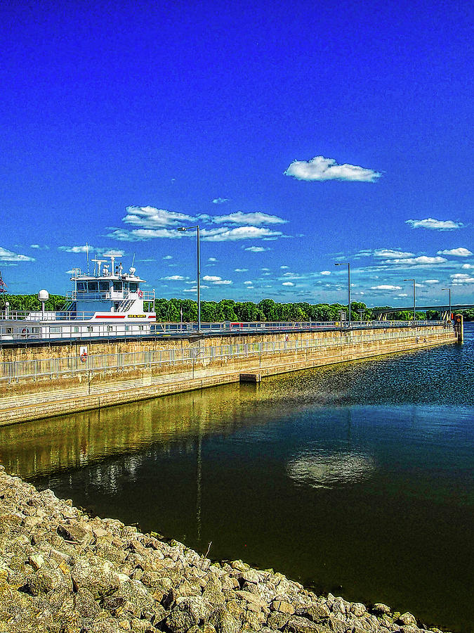 Mississipi Barge Photograph by Kelly Larson