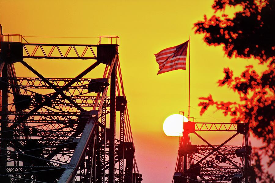 Mississippi River Bridge Vicksburg Photograph by Jim Albritton