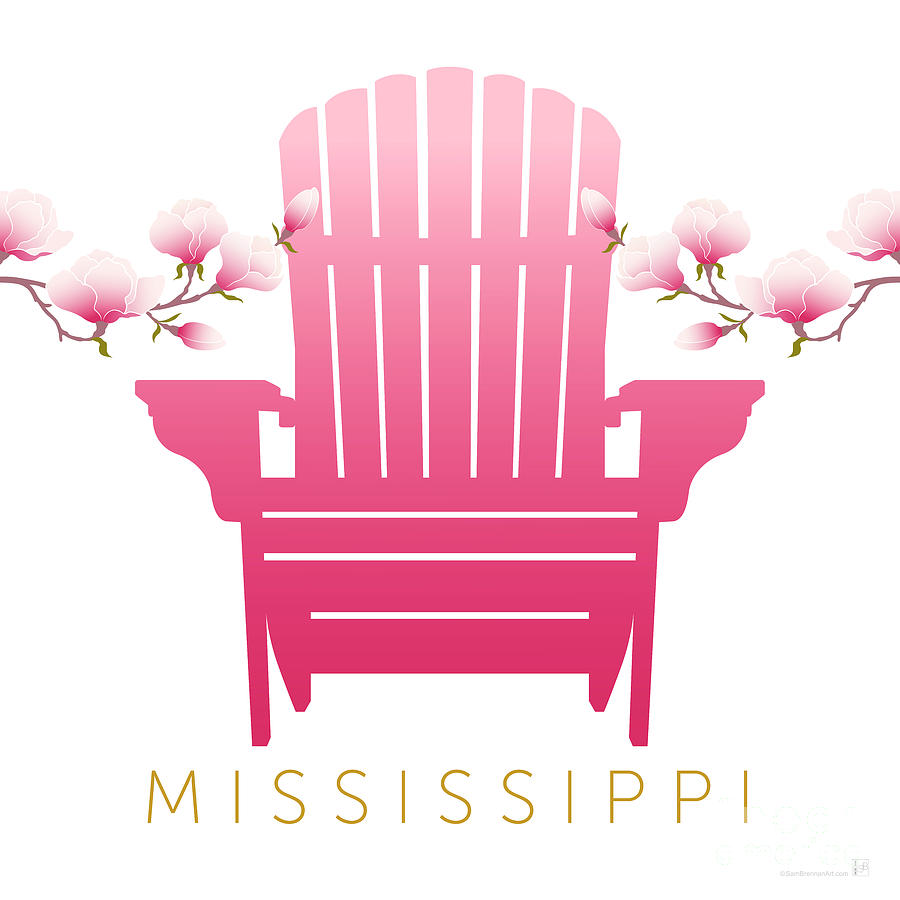 Mississippi Digital Art by Sam Brennan