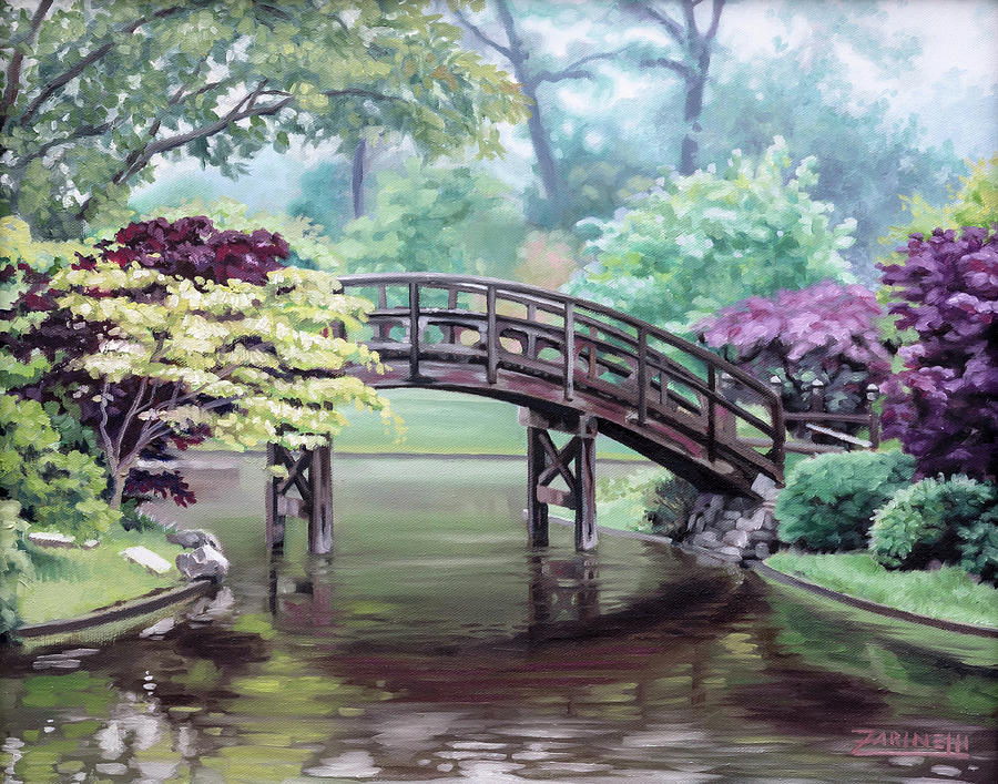 Missouri Botanical Spring Painting by Jeff Zarinelli | Fine Art America