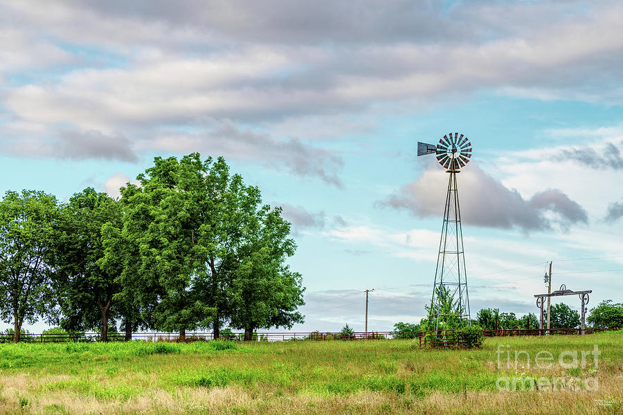 Missouri Farm Windmill Photograph by Jennifer White