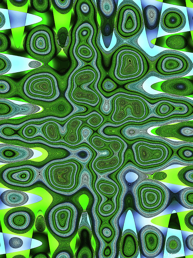 Missouri Forest Abstract  Digital Art by Tom Janca