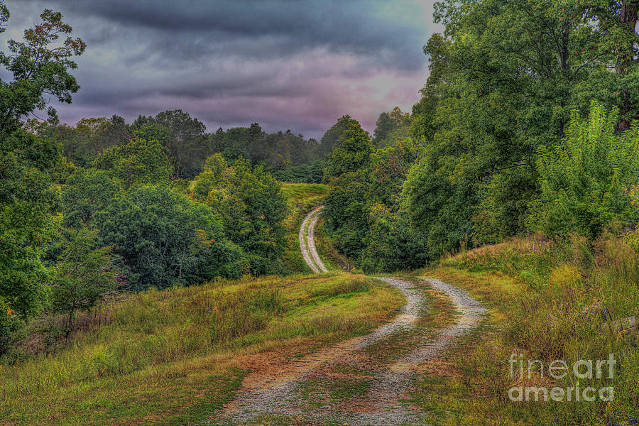Missouri Landscape with Winding Road Photograph by Larry Braun