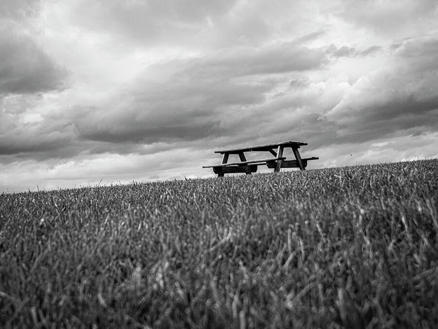 Missouri - Picnic Table Photograph by Robert Niemeier Missouri - Picnic Table Photograph by Robert Niemeier