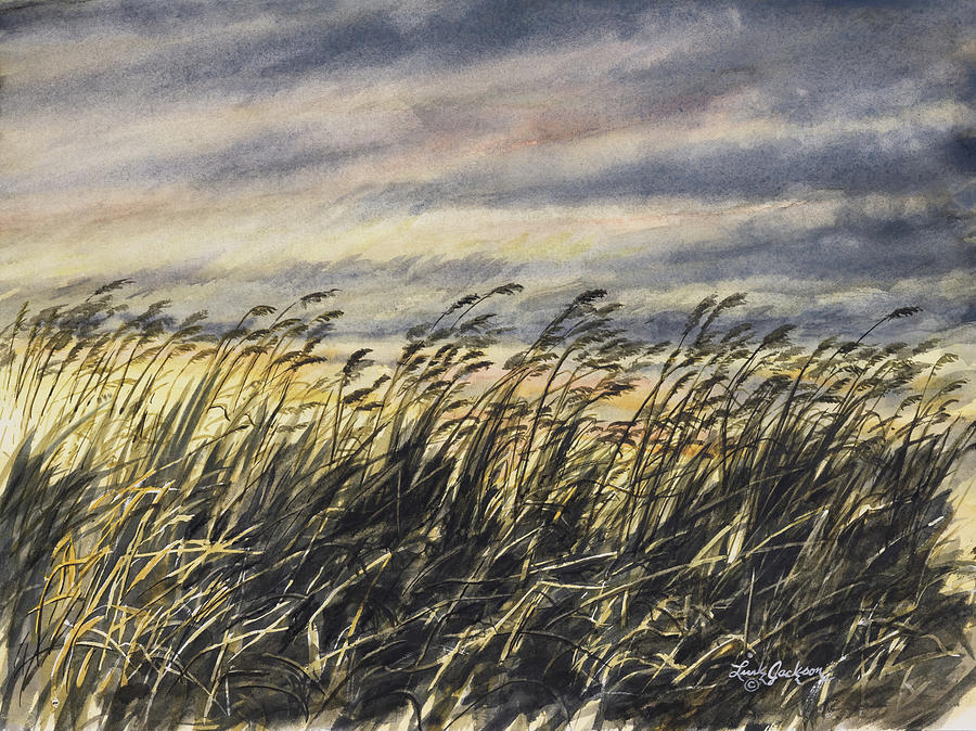 Missouri River High Grass Painting by Link Jackson