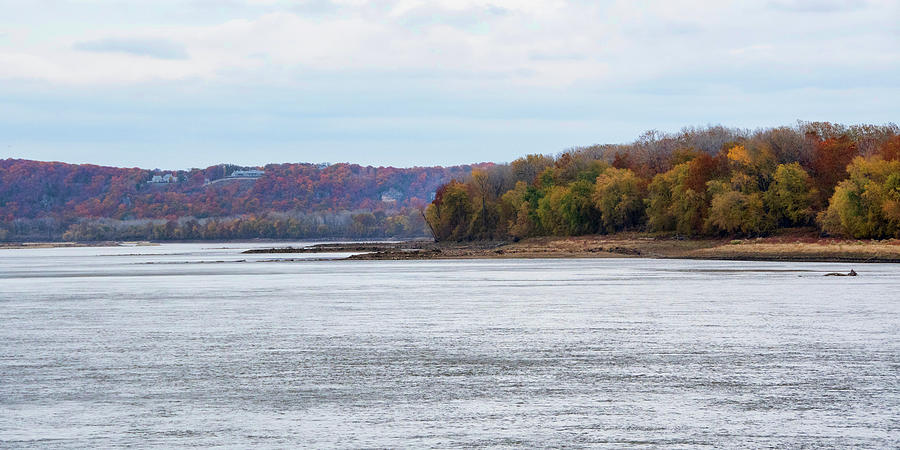 Missouri River In Fall Photograph