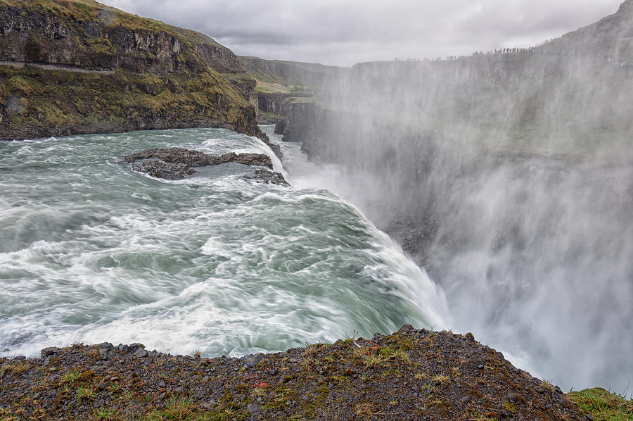Mist At Gullfoss Photograph by Andrew Wilson
