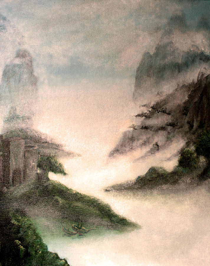 Mountain Painting - Mist by Medea Ioseliani